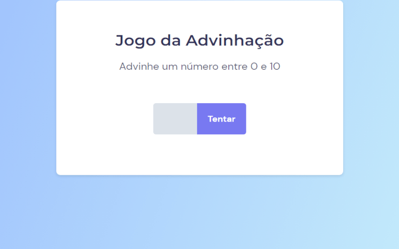 Jogo da Adivinhação